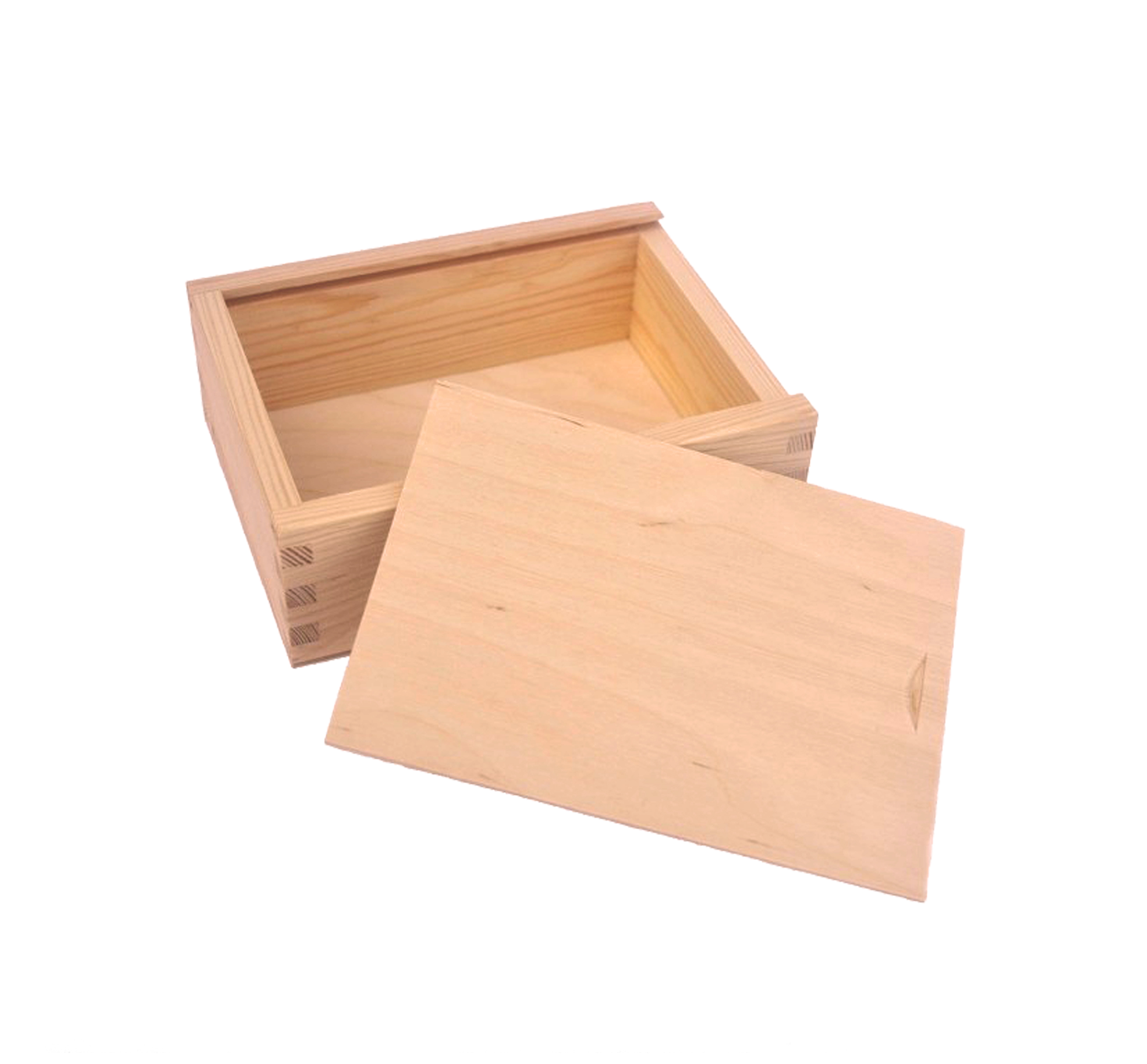 Pudełko drewniane na zdjęcia 10x15 cm PU0105